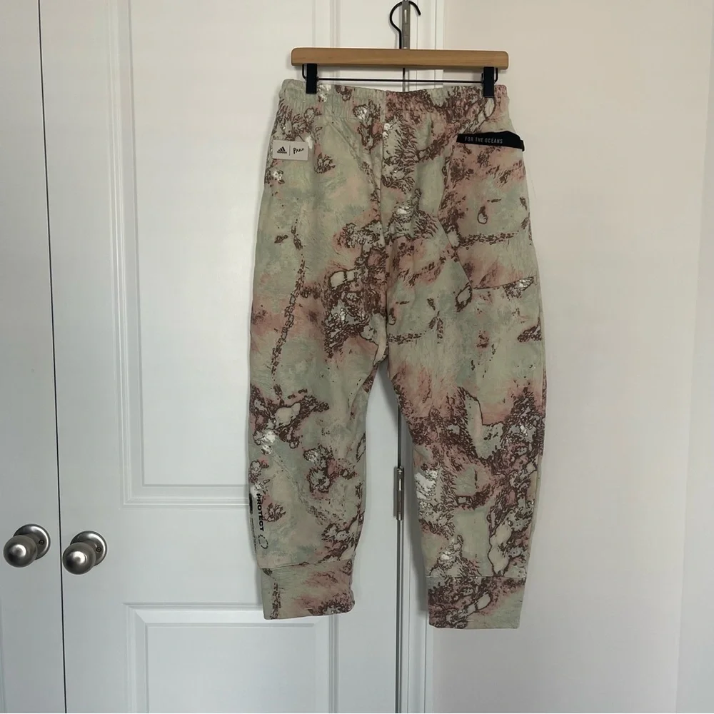 Adidas Parley Men’s 7/8 Tapered Joggers High Rise Drawstring Small